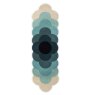 Orla Kiely Orla Kiely - Optical Flower Teal Rug