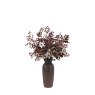 Gallery Direct Faux Flowers - Burgundy Eucalyptus Arrangement