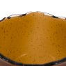 Gallery Direct Accessories - Edged Cut Glass Vase Brown Small