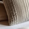 Gallery Direct Cushions - Cotton Velvet Stitched Cushion Taupe