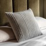 Gallery Direct Cushions - Cotton Velvet Stitched Cushion Taupe