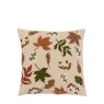 Gallery Direct Cushions - Leaves Embroidered Cushion