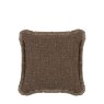 Gallery Direct Cushions - Solenne Fringe Cushion Mocha