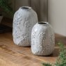 Gallery Direct Accessories - Meadow Embossed Ceramic Vase Stone (Small)