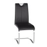 Torelli Furniture Ltd Gabi - Dining Chair (Black Faux Leather)