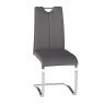 Torelli Furniture Ltd Gabi - Dining Chair (Grey Faux Leather)