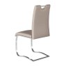 Torelli Furniture Ltd Gabi - Dining Chair (Taupe Faux Leather)