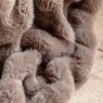 Gallery Direct Throws - Marshmallow Rabbit Faux Fur Mocha
