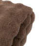 Gallery Direct Throws - Marshmallow Rabbit Faux Fur Mocha