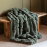 Gallery Direct Throws - Marshmallow Rabbit Faux Fur Olive