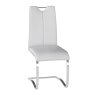 Torelli Furniture Ltd Gabi - Dining Chair (White Faux Leather)
