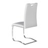 Torelli Furniture Ltd Gabi - Dining Chair (White Faux Leather)