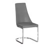 Torelli Furniture Ltd Mia - Dining Chair (Grey Faux Leather)