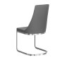 Torelli Furniture Ltd Mia - Dining Chair (Grey Faux Leather)