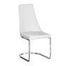 Torelli Furniture Ltd Mia - Dining Chair (White Faux Leather)