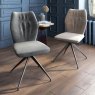 Torelli Furniture Ltd Sena - Dining Chair (Dark Grey Fabric)