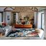 Sanderson Sanderson - Stapleton Park Navy/Burnt Orange Rug