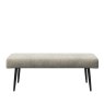 Torelli Furniture Ltd Abbott - Backless Bench (Champagne Fabric)