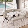 Torelli Furniture Ltd Abbott - Swivel Dining Chair (Champagne)