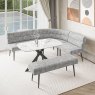 Torelli Furniture Ltd Abbott - White Marble Ceramic Dining Table (140cm)