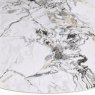 Torelli Furniture Ltd Abbott - White Marble Ceramic Dining Table (140cm)