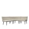 Torelli Furniture Ltd Abbott - Curved Corner Bench Set (Champagne Fabric)
