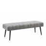 Torelli Furniture Ltd Abbott - Backless Bench (Grey Fabric)