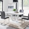 Wilkinson/Vida Furniture Coppinger - Extending Dining Table (White Gloss)