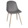 Classic Furniture Alberto - Dining Chair (Dark Grey PU)