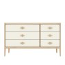 TCH Furniture Ltd Emily Bedroom - Wide Chest 6 Drawers