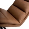 Furniture Link Nobo Swivel - Dining Chair (Tan PU)