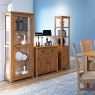 Classic Furniture Bridgend - Glazed Display Cabinet (Oak)