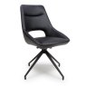 Furniture Link Ace - Dining Chair (Black Faux Leather)