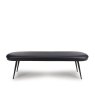 Furniture Link Ace - Bench (Black Faux Leather)