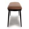 Furniture Link Ace - Bench (Tan Faux Leather)