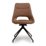 Furniture Link Ace - Dining Chair (Tan Faux Leather)