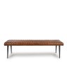 Furniture Link Austin - Bench 160cm (Tan Leather)
