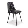 Furniture Link Bradley - Dining Chair (Black Buffalo Leather)
