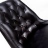 Furniture Link Bradley - Dining Chair (Black Buffalo Leather)