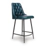 Furniture Link Bradley - Counter Dining Chair (Blue Buffalo Leather)