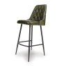 Furniture Link Bradley - Bar Stool (Green Buffalo Leather)