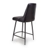 Furniture Link Bradley - Counter Stool (Black Buffalo Leather)