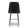 Furniture Link Bradley - Counter Dining Chair (Black Buffalo Leather)