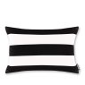 Paloma Home Paloma Home Cushions - Monochrome Stripe Feather Fill Black