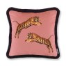 Paloma Home Paloma Home Cushions - Pouncing Tigers Fibre Fill Scatter Blossom