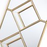 Dar Lighting Dar - Kipton Rectangle Decorative Mirror with Gold Foil Detail