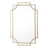 Dar Lighting Dar - Guapo Rectangle Gold Detail Mirror