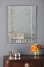 Laura Ashley Laura Ashley - Capri Small Rectangle Mirror Clear