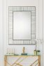 Laura Ashley Laura Ashley - Clemence Large Rectangle Mirror Gold