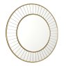 Laura Ashley Laura Ashley - Clemence Medium Round Mirror Gold